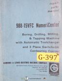 Giddings & Lewis-Giddings Lewis Instruct Mdl 70 NumeriCenter Drill Boring Mill Machine Manual-#70-No. 70-04